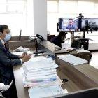 Reunión. Vladimir Jhaya, presidente de la Corte de Pichincha convocará la próxima semana a la elección de su sucesor.