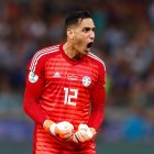 El arquero de paraguayo Roberto Fernández, en una fotografía de archivo.