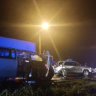 El grupo perteneciente supuestamente a Los Lobos llegó en una furgoneta color blanco