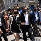 Gabriel Boric y su pareja, Irina Karamanos, vivían en un departamento arrendado en el turístico barrio de Bellas Artes.