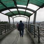 Así lucen algunos paso peatonales