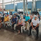 Reapertura del vacunatorio ubicado en la estación de la Metrovia de la avenida 25 de Julio, sur de la ciudad.