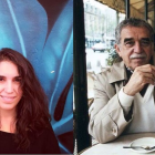 Gabriel García Márquez y su hija Indira.