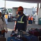 Momento de la llegada del Silver Moon al puerto de Guayaquil.