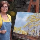 A Lucía Perrone le seduce plasmar la naturaleza.