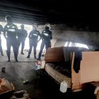 Uno de los pasos a desnivel intervenidos fue el de la avenida Barcelona.