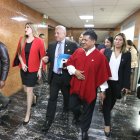 Referencia. La Asambleísta por el PSC, Cristina Reyes, asegura que sigue formando mujeres lideres para la política del país.