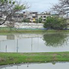 La planta. La queja de la ciudadanía proviene de esta laguna desde hace algunos años, la de Guayacanes Samanes, en el sector de El Limonal.