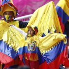 Los hinchas ya se encuentran dentro del estadio.