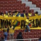 La hinchada de la selección de fútbol de Ecuador se congregó en Quito para presenciar el partido por las eliminatorias al mundial de Qatar 2022