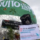 Acciones. Esta causa ha provocado varias movilizaciones de grupos sociales y ambientales en Quito.