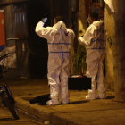 Agentes policiales llegaron al sector para recabar los indicios balísticos