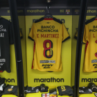 Así luce el camerino del equipo torero.