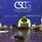 Reunión del COE cantonal este 30 de enero de 2022.