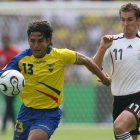 Paúl Ambrosi fue el titular en el duelo de la Tricolor vs. Alemania en la Copa del Mundo en 2006.