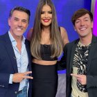 Vanessa con Sergio Mayer en "Venga la alegría".