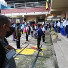 En la Unidad Educativa Básica Enrique Gil Gilbert iniciaron las clase presenciales.