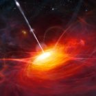 Impresión artística del cuásar ULAS J1120+0641