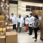 Hospitales. Marcos Molina constata la bodega de medicamentos del Hospital General Guasmo Sur,