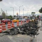 El carril está a pocos metros del San Marino y al pie de la urbanización Las Garzas