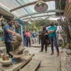 Actividades. En la casa museo se dictan talleres de escultura y pintura.