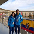 Logros. Escobar es la primera mujer en participar en esta cita olímpica.