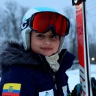 Sarah Escobar es la primera ecuatoriana en unos Juegos Olímpicos de Invierno.
