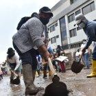 Minga. Hasta este sábado 5 de febrero se han retirado más de un millón de litros de lodo