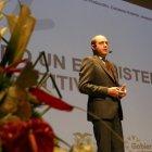 El ministro de Producción, Julio José Prado, presentó la propuesta de clústers en la Universidad San Francisco de Quito.