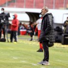 El entrenador de Liga de Quito, Pablo Marini, todavía no cierra el libro de pases para el primer semestre de 2022