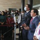 Pedido. Un grupo de asambleístas pide que se acelere el pedido de juicio político contra la mayoría del CPCCS.