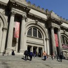 Ruta. Vista desde la clásica escalinata de la entrada principal del Museo Metropolitano de Arte de Nueva York.