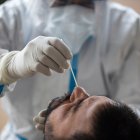 Imagen de archivo de una prueba PCR de covid-19.