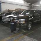 Aduana. Varios de los vehículos importados eran de alta gama.
