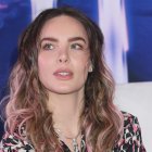 Fotografía de archivo fechada el 6 de julio de 2019 y cedida por Photoamc de la cantante mexicana Belinda mientras posa durante una rueda de prensa, en la Ciudad de México (México).