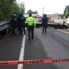 Rumiñahui:  En un tramo de carretera E-35, que conecta ese cantón con Quito, se formó un socavón.