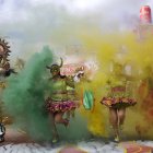 Con mucho color disfrutaron del carnaval