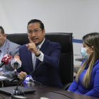 Postura. Esta es la segunda sesión que Hernán Ulloa lidera como presidente del Consejo de Participación.