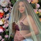 En 2017, la imagen de Beyoncé embarazada de gemelos, en ropa interior, con un velo verde y rodeada de flores revolucionó las redes sociales.