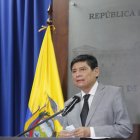 Carlos Jijón hizo los anuncios desde el Palacio de Carondelet