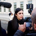 La esposa de Joaquín ""El Chapo"" Guzmán, Emma Coronel Aispuro (c), en una fotografía de archivo.