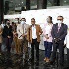 Debilitados. La facción menos radical de la bancada de Pachakutik salió a respaldar ayer a Guadalupe Llori.