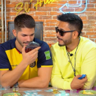 Renier Izquierdo y Jonatahan Estrada.