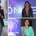 Tahíz Panus, directora del certamen. María Clara Álvarez y Ámar Pacheco.