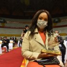 Neisi Dajomes, la halterista más destacada y la mejor deportista de Pichincha.