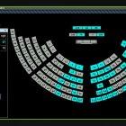 Así estaba el mapa político de la Asamblea la noche del sábado: a Guadalupe Llori le faltaban tres votos para recuperar el control.