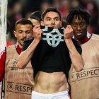 Benfica´s Roman Yaremchuk after scoring a goal against FC Ajax during the UEFA Champions League knockout round play-offs first leg soccer match, at Luz Stadium, in Lisbon, 23 February 2022.