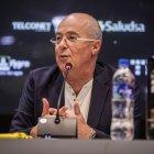 Jorge Célico se sentó en la sala de prensa de Barcelona, ahora, como director técnico del club.