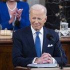 El presidente de los Estados Unidos, Joe Biden, pronuncia su primer discurso sobre el Estado de la Unión ante los legisladores en el Capitolio, hoy, en Washington, DC (EE.UU.).