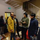 El viceministro de Movilidad Humana, Luis Vayas, visitó el refugio de Lviv, donde viven ocho ecuatorianos.